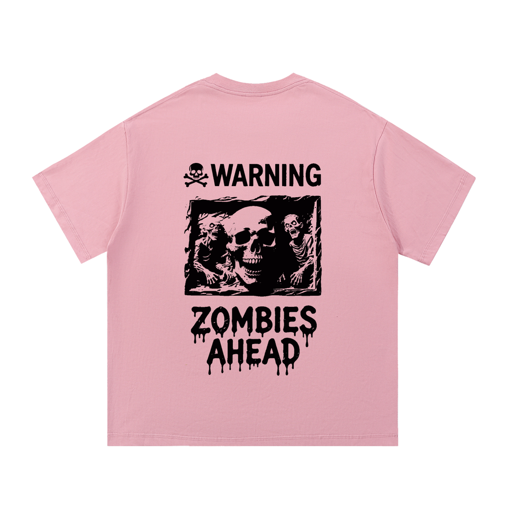 Zombies Ahead Essential Cotton T-Shirt