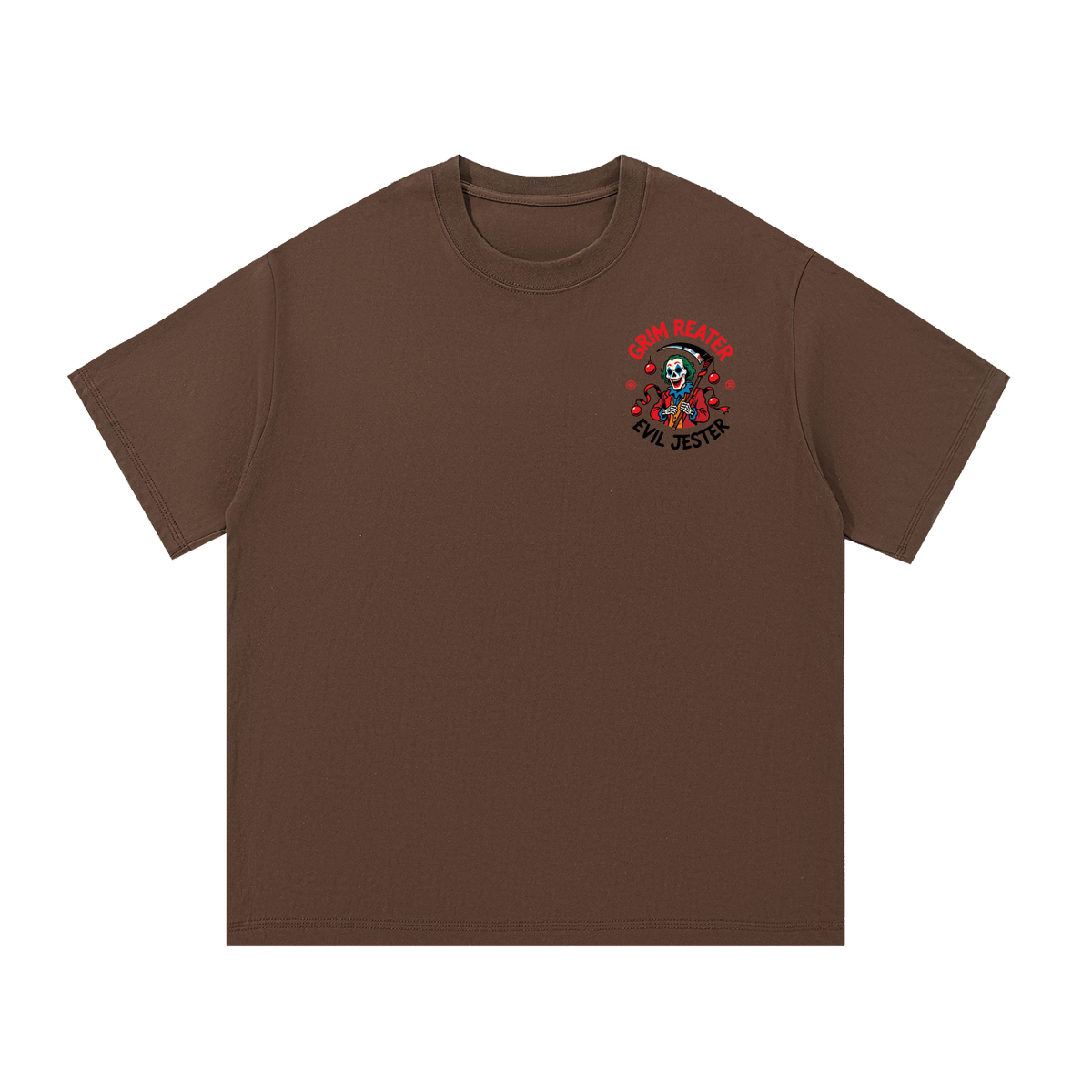 Grim Reater Evil Jester Essential Cotton T-Shirt