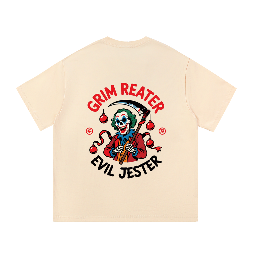 Grim Reater Evil Jester Essential Cotton T-Shirt