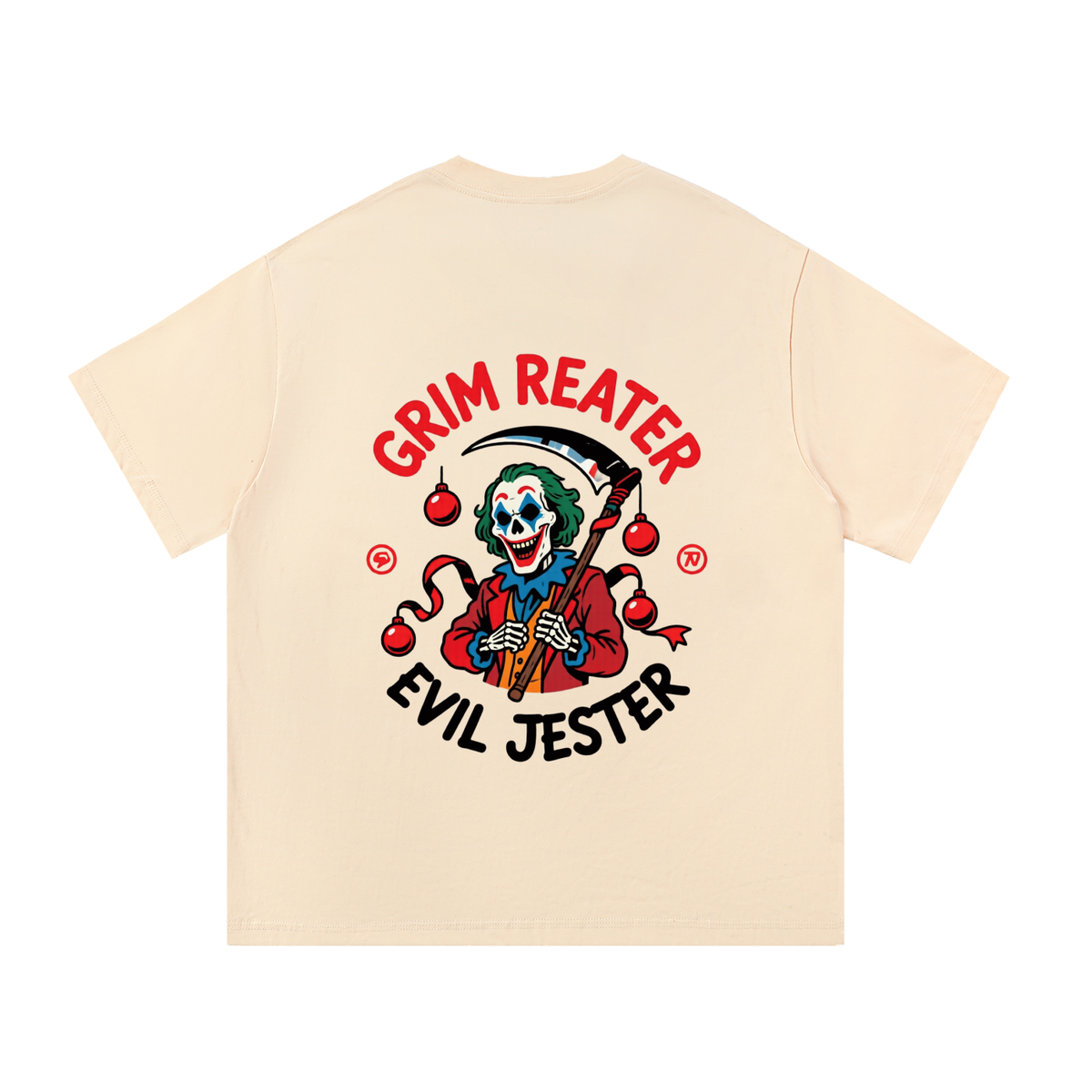 Grim Reater Evil Jester Essential Cotton T-Shirt