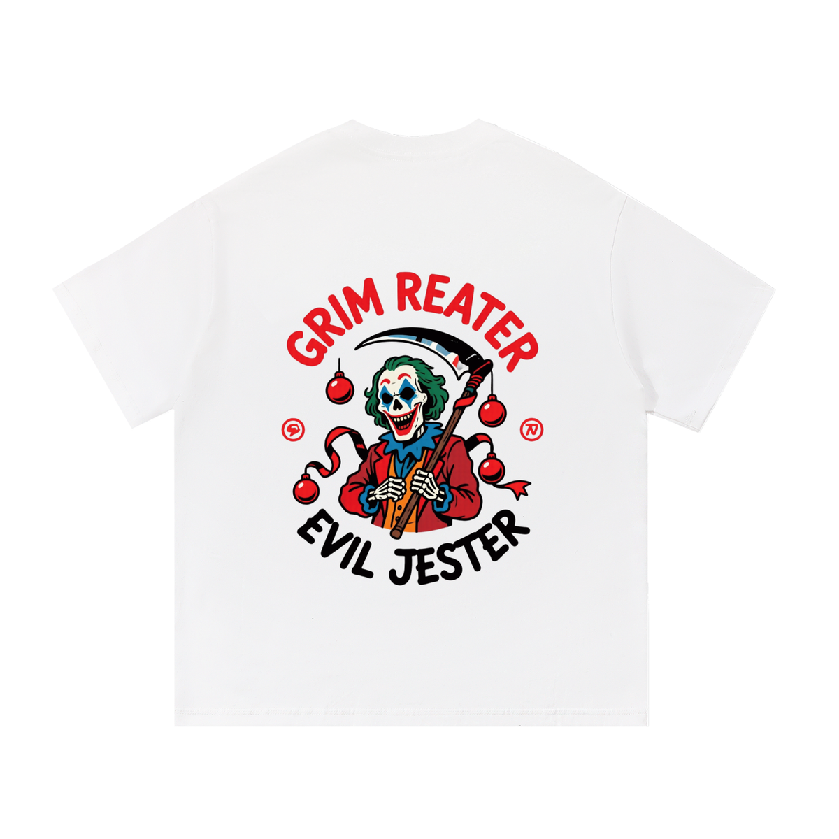 Grim Reater Evil Jester Essential Cotton T-Shirt