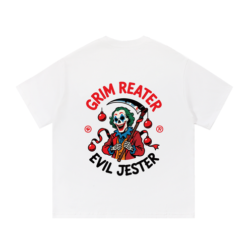 Grim Reater Evil Jester Essential Cotton T-Shirt
