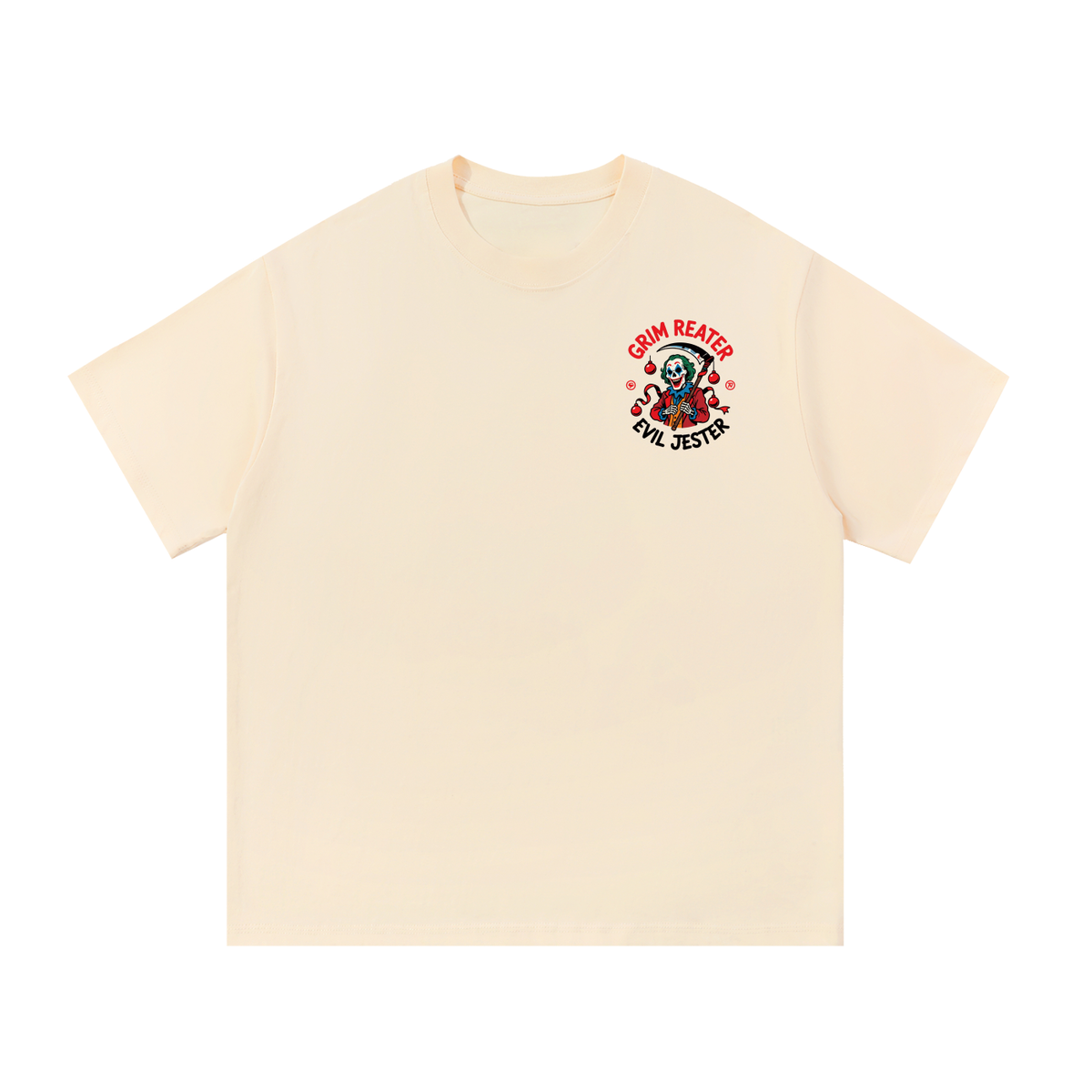 Grim Reater Evil Jester Essential Cotton T-Shirt