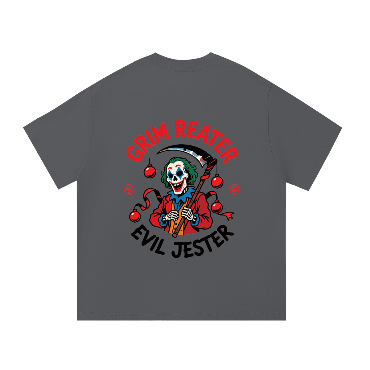 Grim Reater Evil Jester Essential Cotton T-Shirt