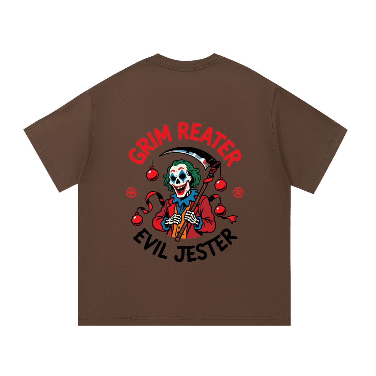 Grim Reater Evil Jester Essential Cotton T-Shirt