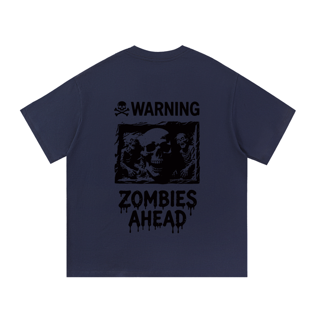 Zombies Ahead Essential Cotton T-Shirt