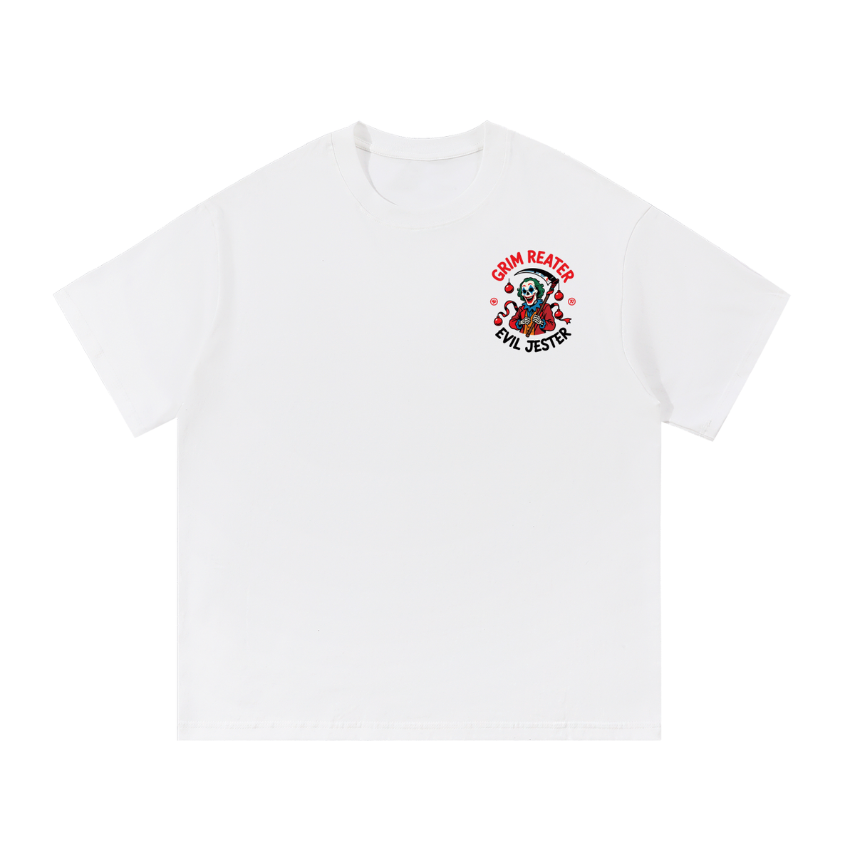 Grim Reater Evil Jester Essential Cotton T-Shirt