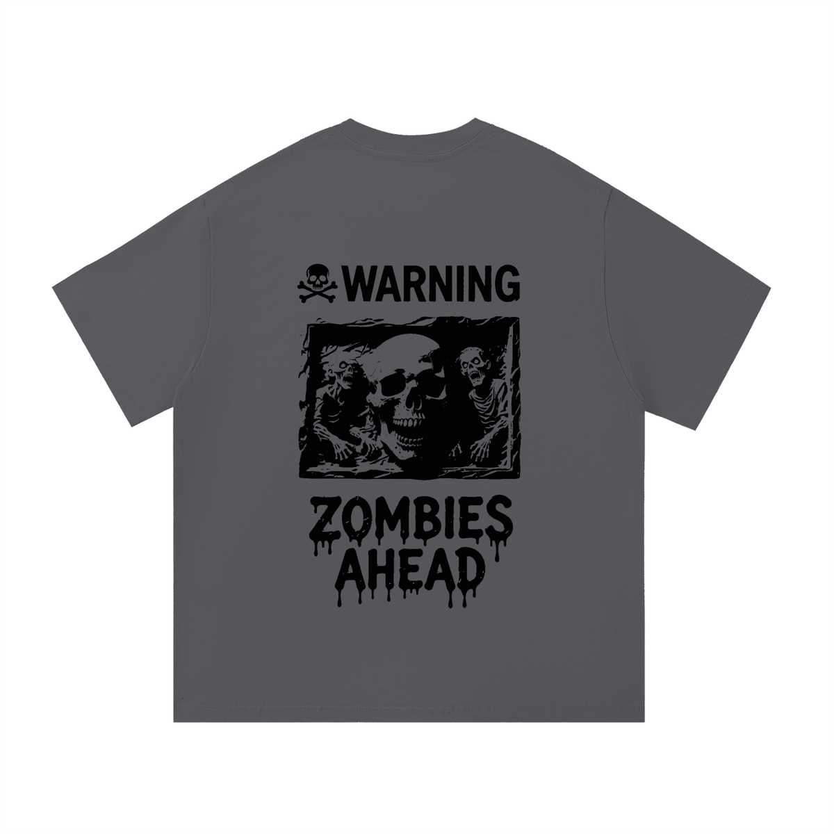 Zombies Ahead Essential Cotton T-Shirt